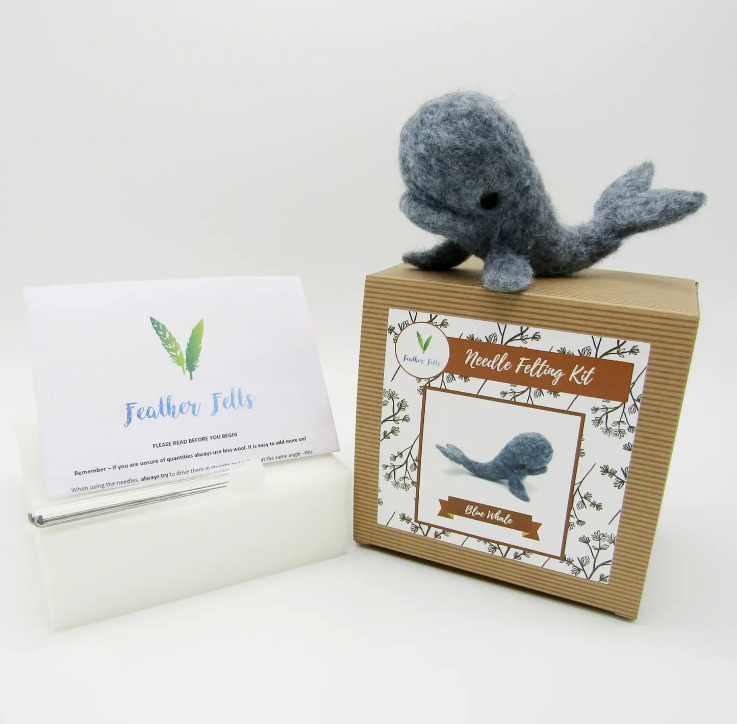 Blue Whale Felting Kit