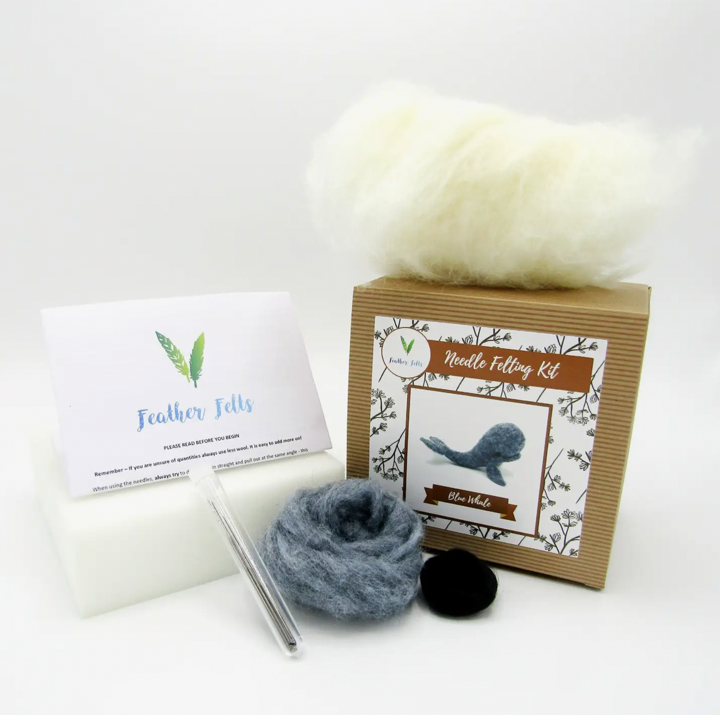 Blue Whale Felting Kit