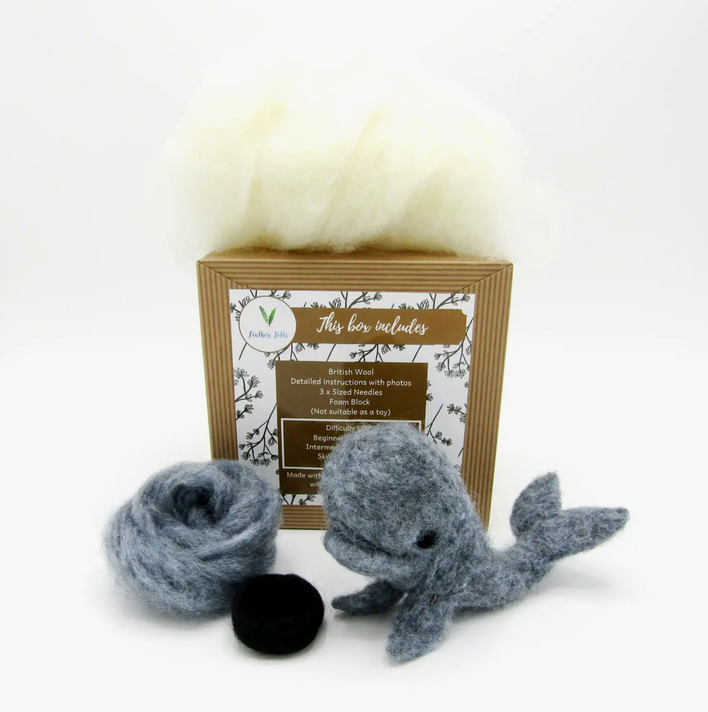 Blue Whale Felting Kit