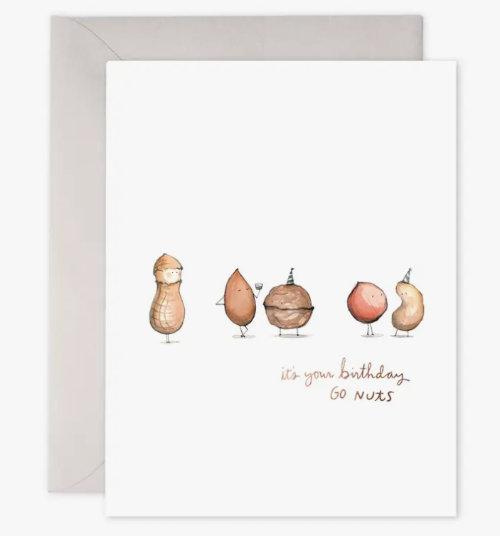 Go Nuts Birthday Card