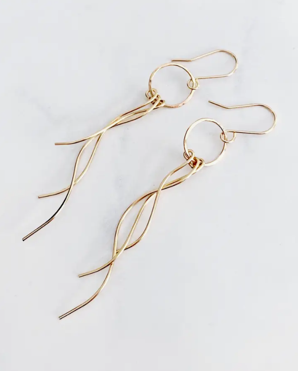 Circle Wave Earrings