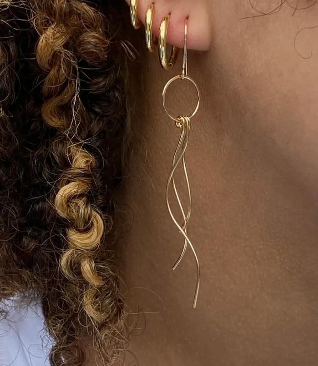 Circle Wave Earrings