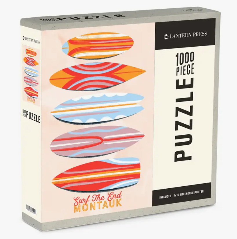 Montauk New York Secret Surf Spot Surfboards Puzzle
