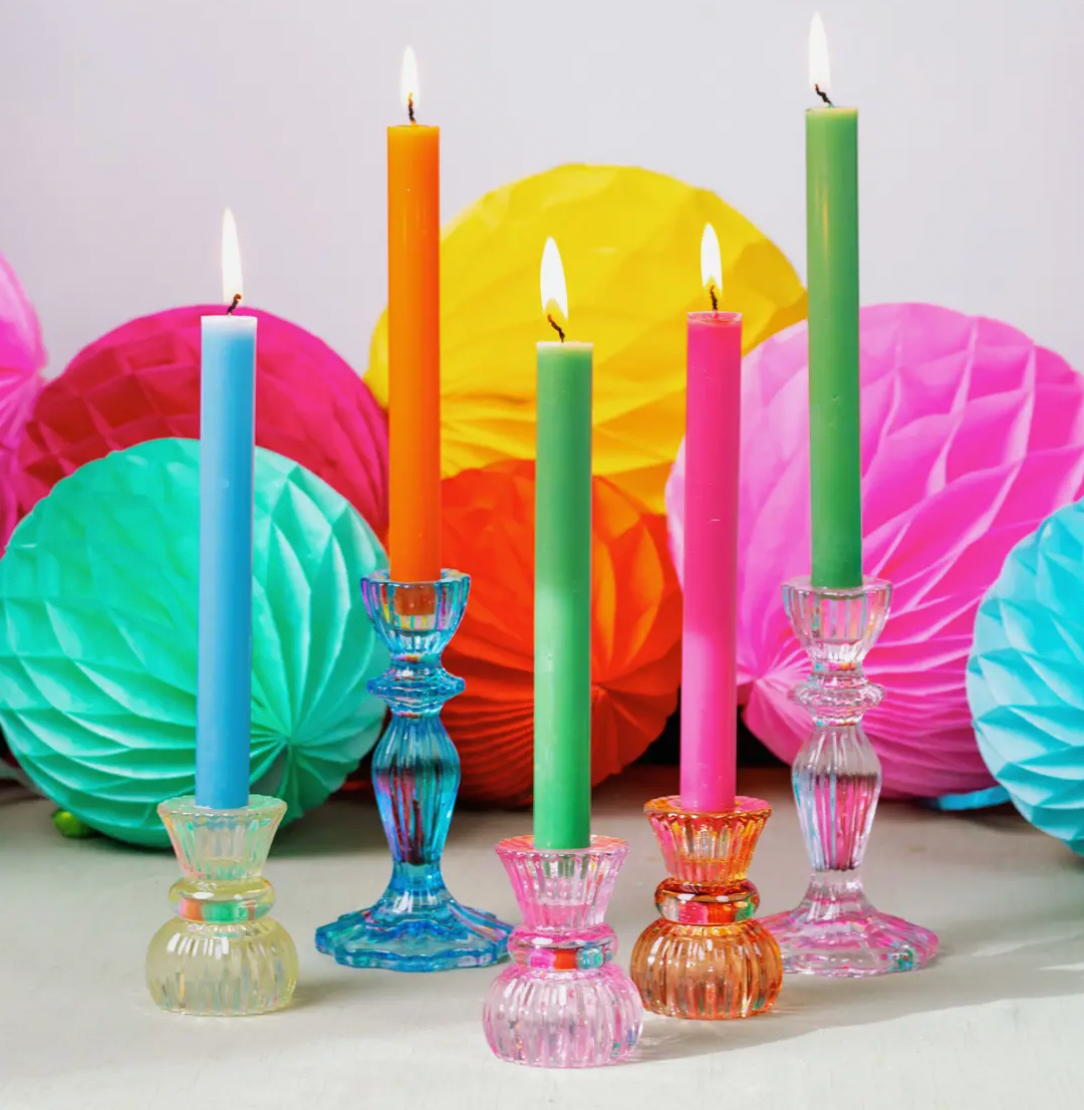 Small Glass Candle Holders - Drifts East