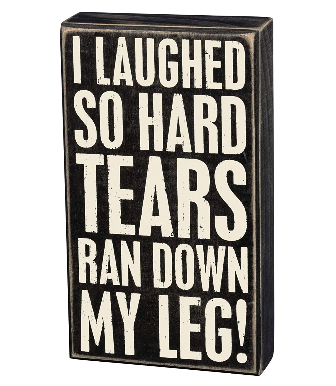 Tears Ran Down Sign