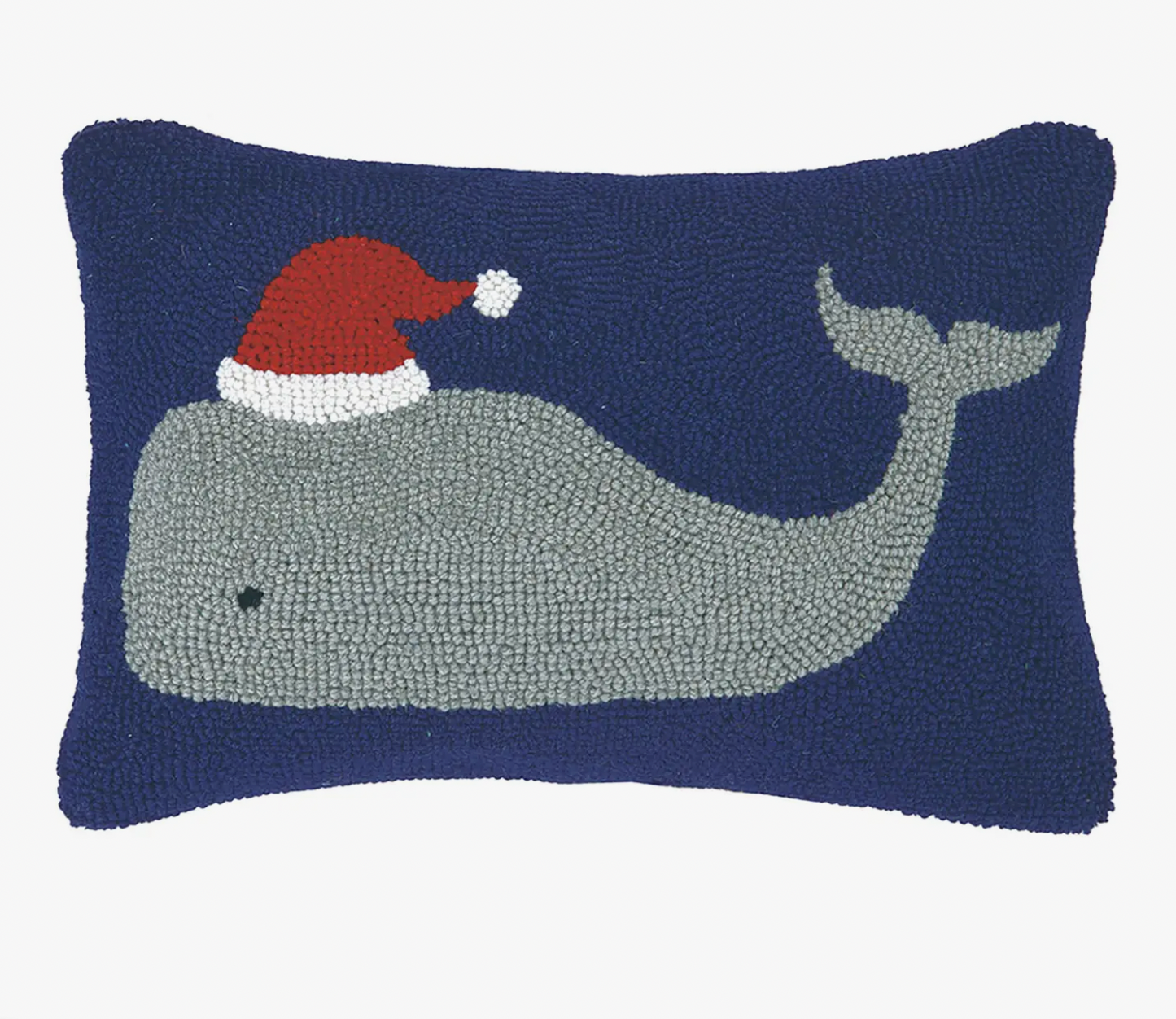 Christmas Whale Hook Pillow