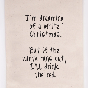 Dreaming Of A White Christmas Towel - Drifts East