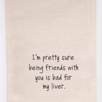 Bad For My Liver Towel - Drifts East