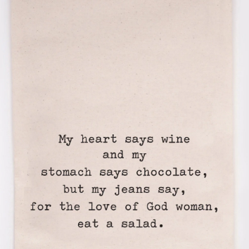 Eat A Salad Towel - Drifts East