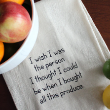 I Wish I Was The Person Towel - Drifts East