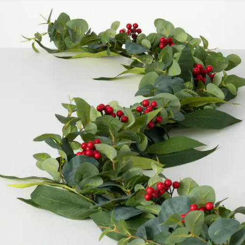 Eucalyptus and Berry Garland - Drifts East