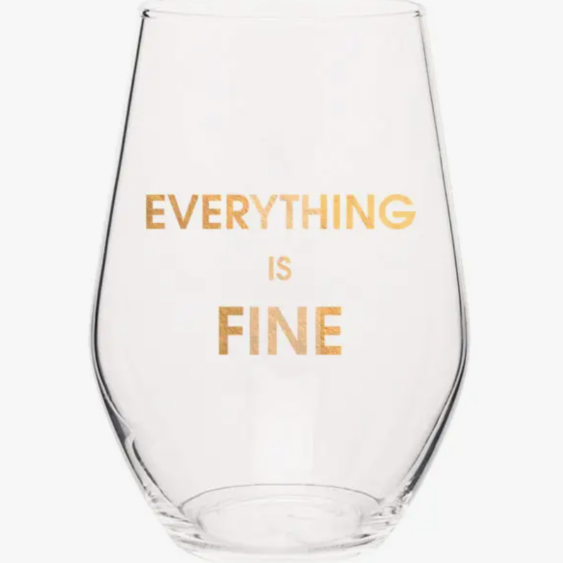 Everything is Fine Wine Glass - Drifts East