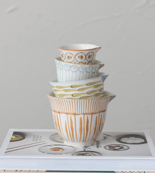 Emma Stoneware Measuring Cups - Drifts East