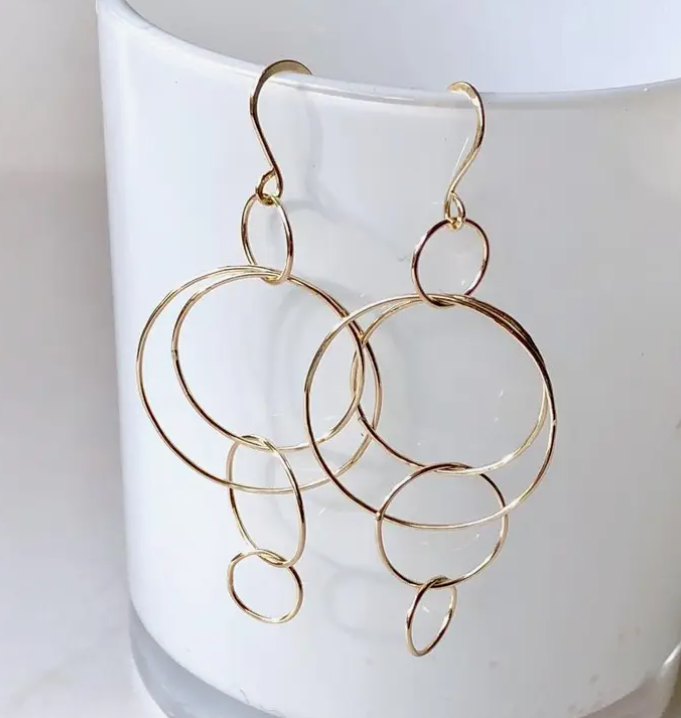 Statement Circle Earrings - Drifts East