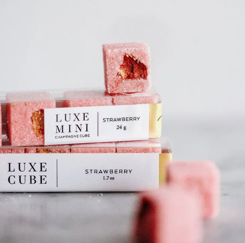 Strawberry LUXE Sugar Cube