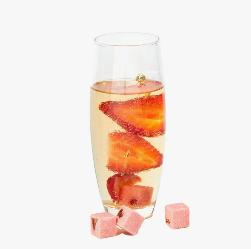 Strawberry LUXE Sugar Cube