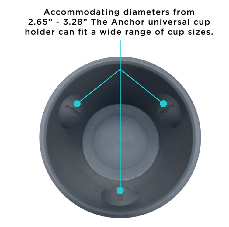 Toadfish Anchor- Non-Tipping Cup Holder