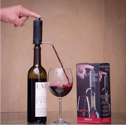 VinOstream On Bottle Aerator & Dispenser