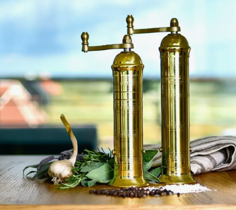 9 Inch Brass Pepper Mill