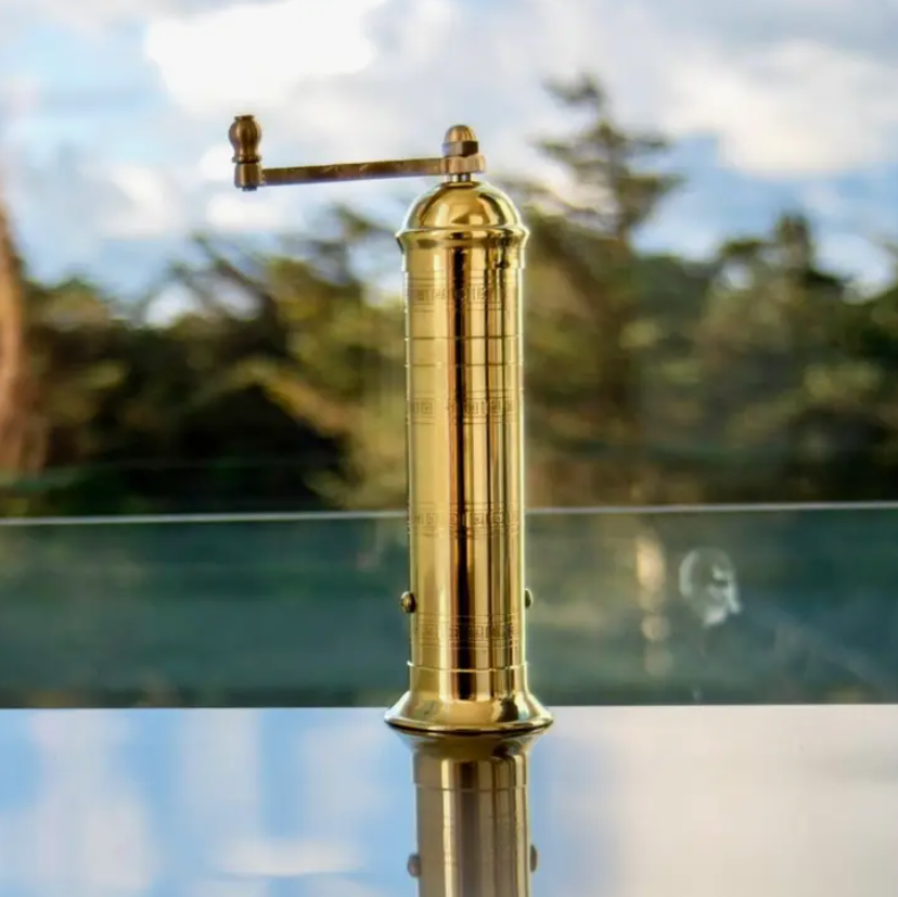 10 Inch Brass Pepper Mill