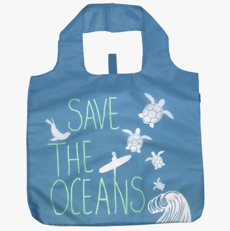 Save the Oceans Reusable Shopping Bag
