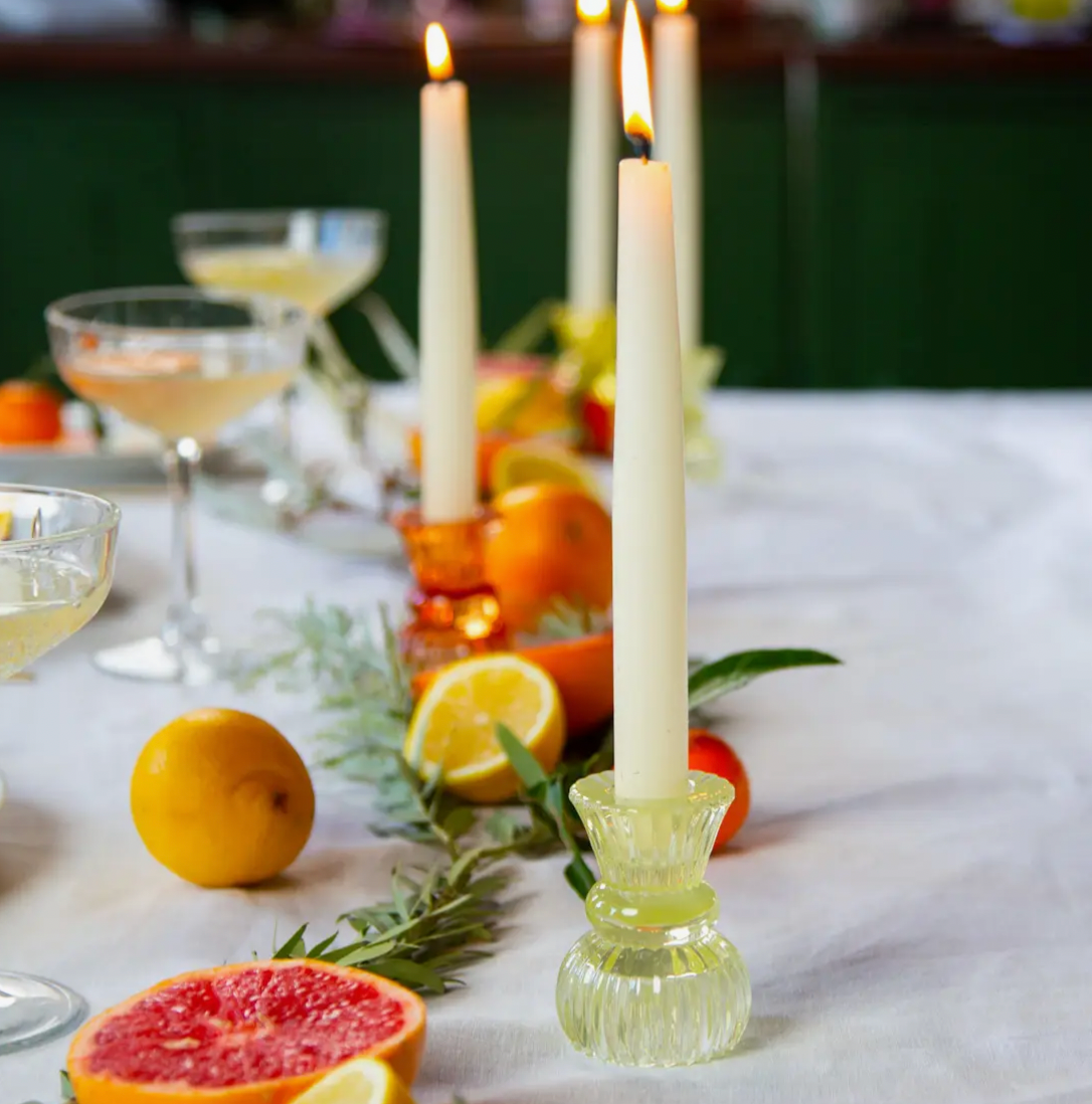 Small Glass Candle Holders - Drifts East