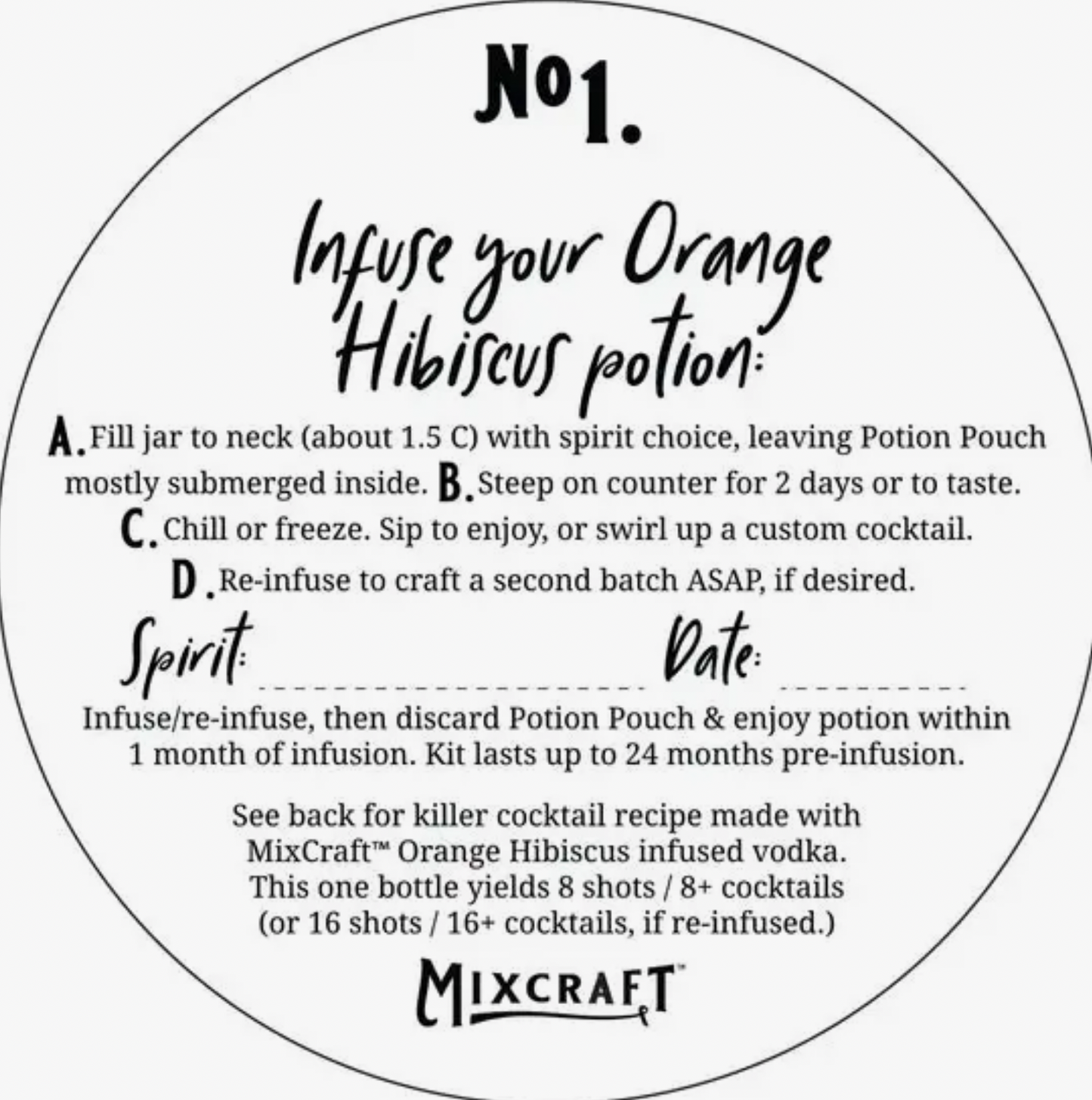 Orange Hibiscus Spirit Infusion Kit - Drifts East