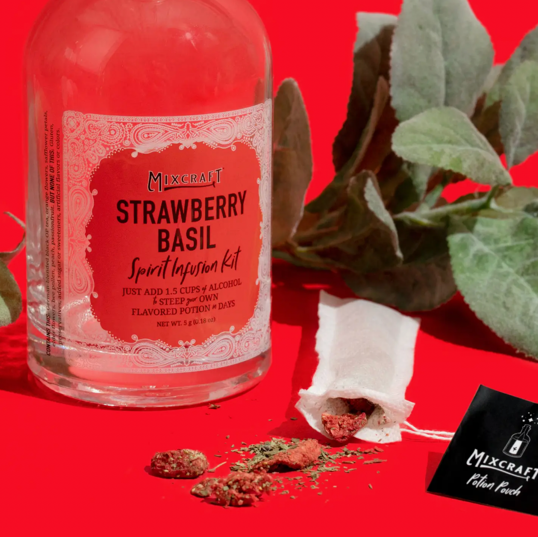 Strawberry Basil Spirit Infusion Kit - Drifts East