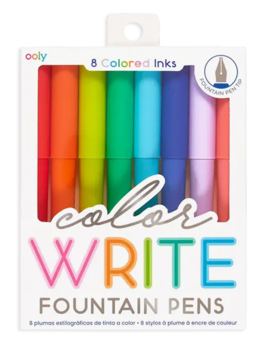 Color Write Fountain Pens - Drifts East