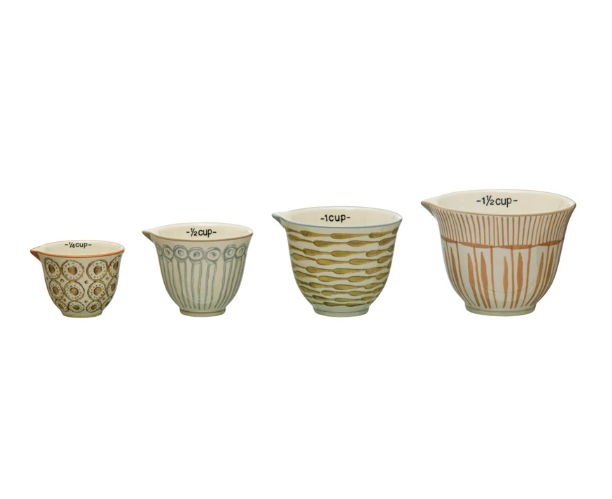 Emma Stoneware Measuring Cups - Drifts East