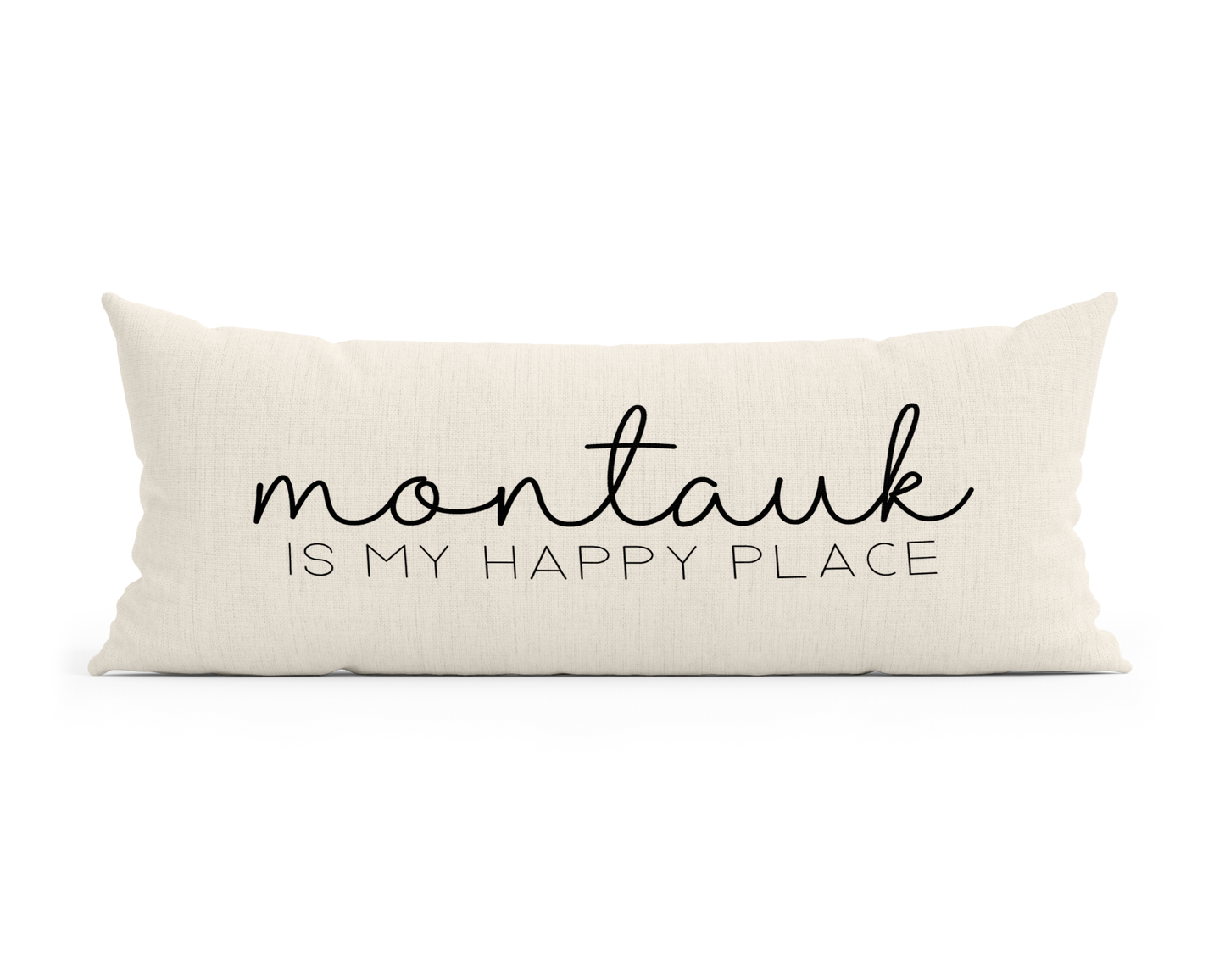 Montauk Is My Happy Place Pillow - Drifts East