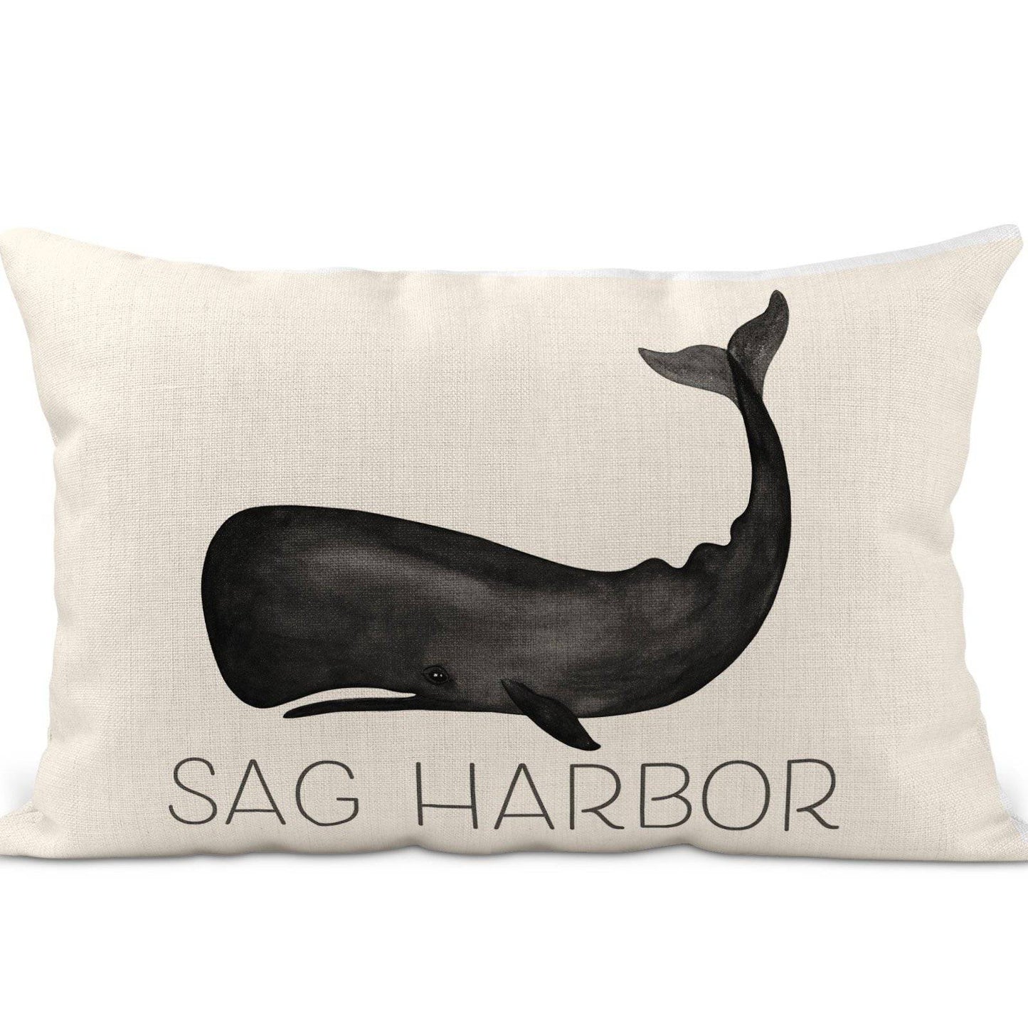 Sag Harbor Whale Pillow - Drifts East